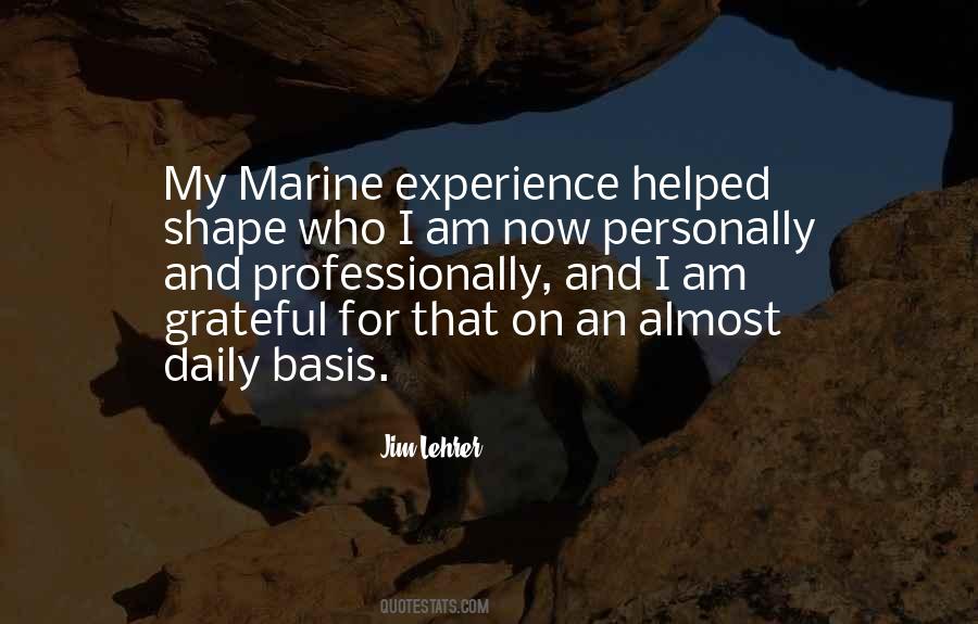 Marine Quotes #1230090