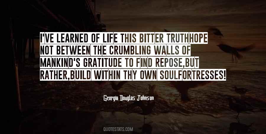 Quotes About Crumbling Walls #158621