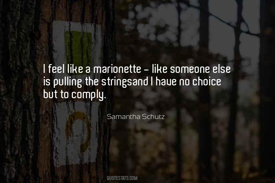 Marionette Quotes #899659