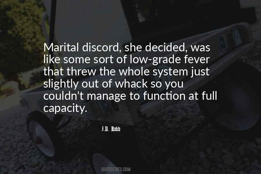 Marital Discord Quotes #968091
