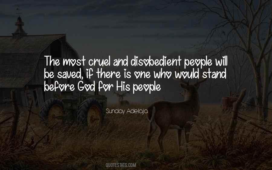 Quotes About Cruel People #825425