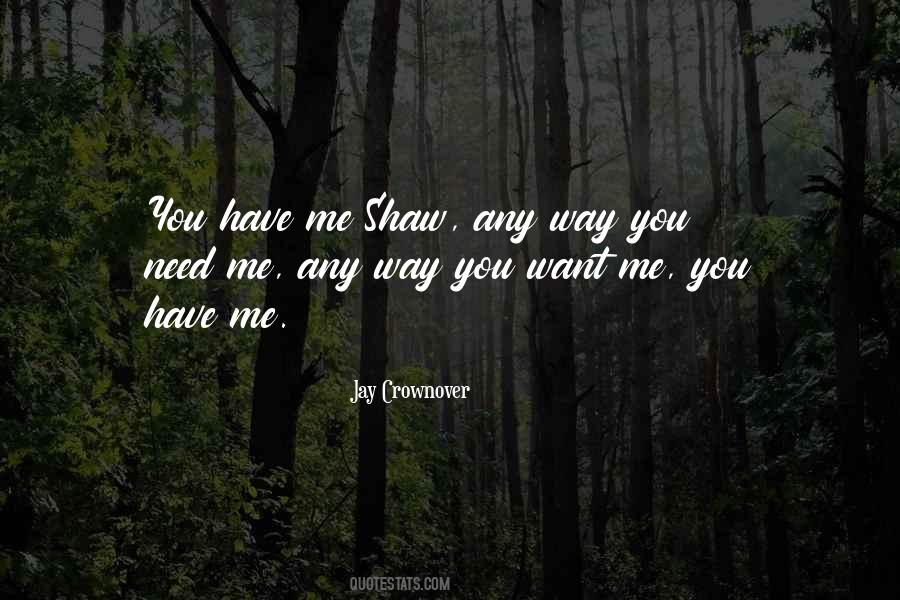 Quotes About Crownover #665498