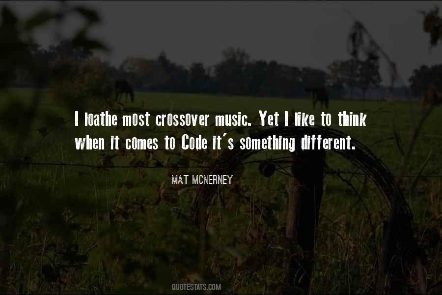Quotes About Crossover #1192262
