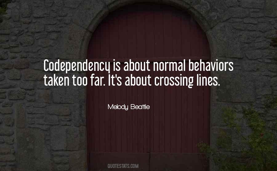 Quotes About Crossing Lines #1339541