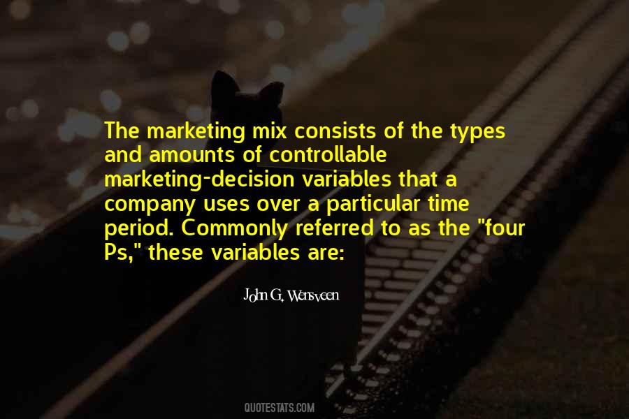 Marketing Mix Quotes #1697071
