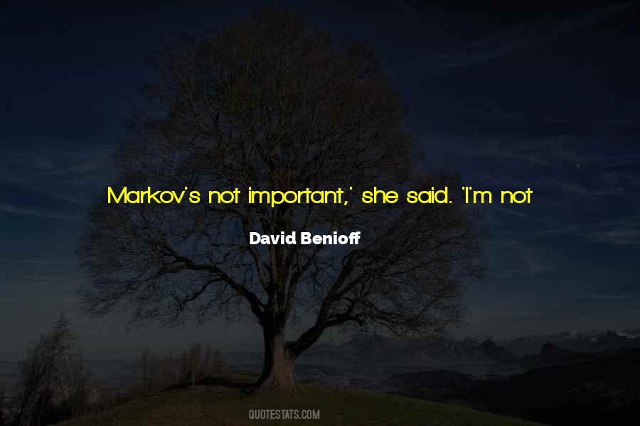 Markov Quotes #167458