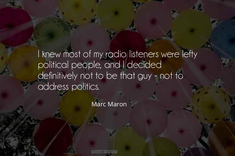 Maron Quotes #1047366