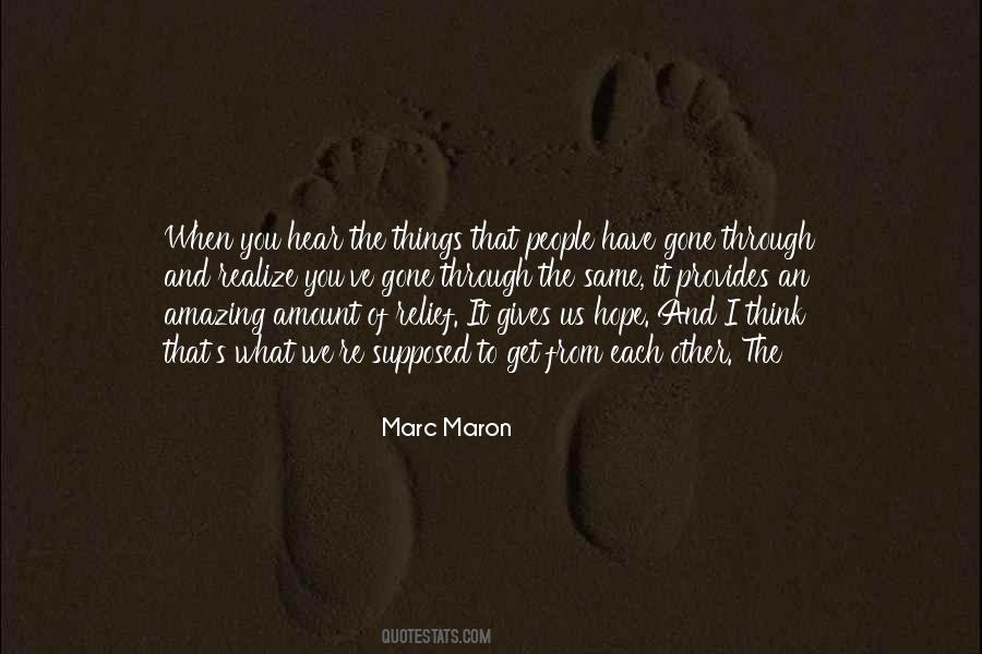 Maron Quotes #11474