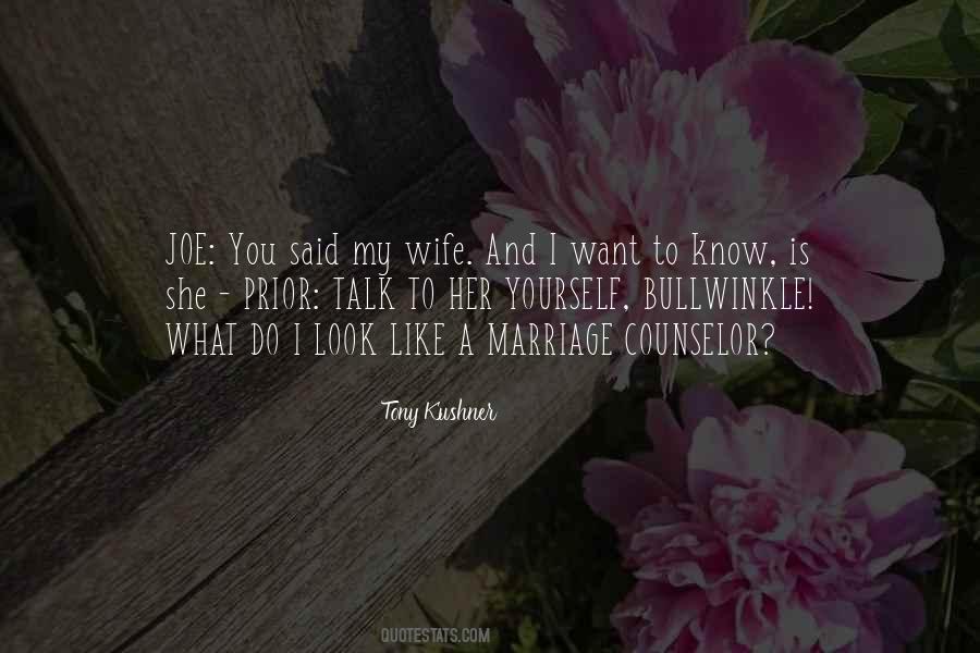 Marriage Counselor Quotes #1145888