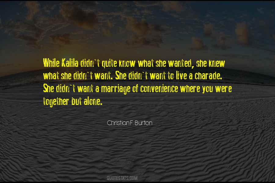 Marriage For Convenience Quotes #524233