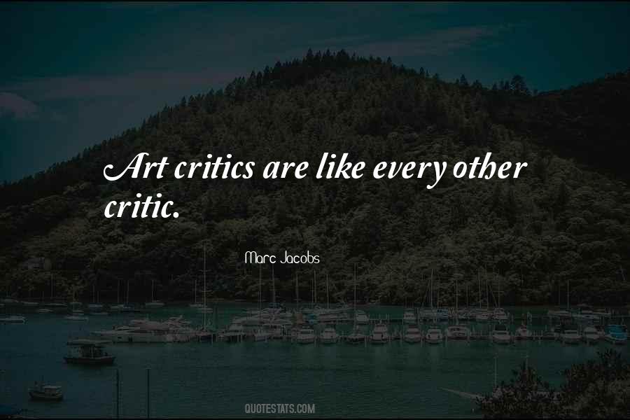 Quotes About Critics Art #510900