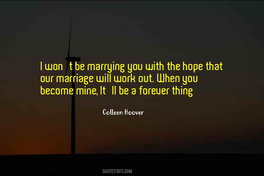 Marriage Is Forever Quotes #1541497