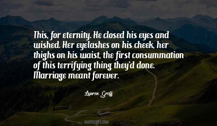 Marriage Is Forever Quotes #88866