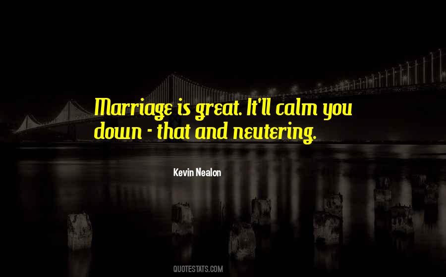 Marriage Is Great Quotes #1780441