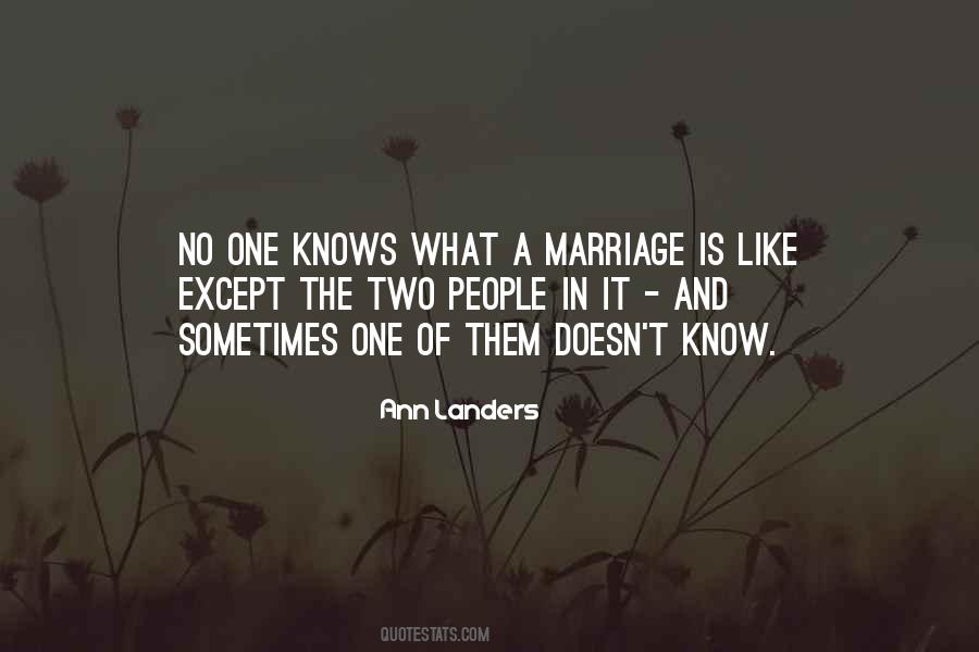 Marriage Is Like Quotes #43371