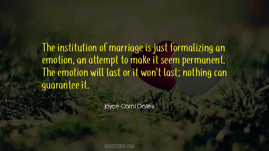 Marriage Lasts Quotes #1307703