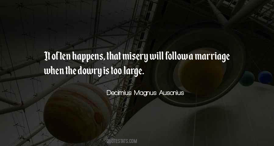 Marriage Misery Quotes #446552