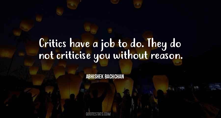 Quotes About Criticise #1601801