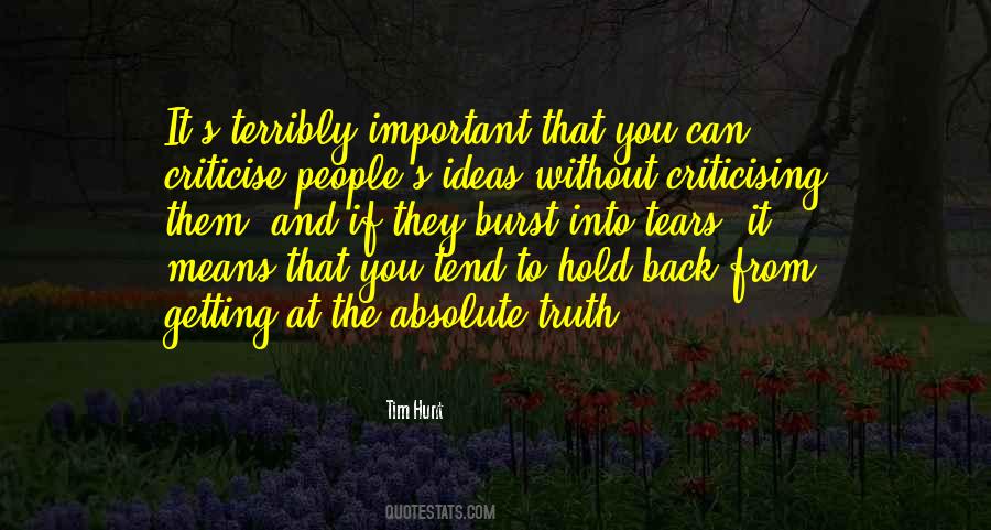 Quotes About Criticise #26988