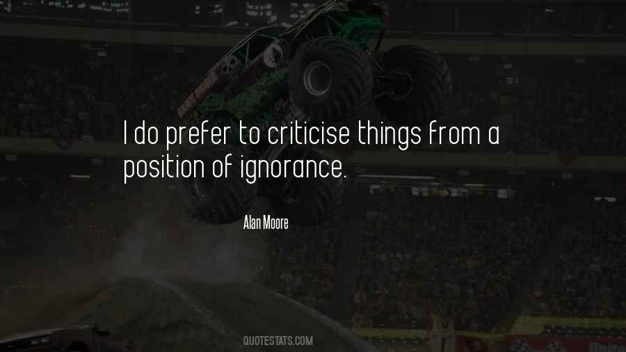 Quotes About Criticise #721473