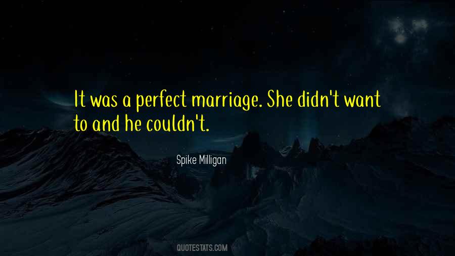 Marriage Not Perfect Quotes #725152
