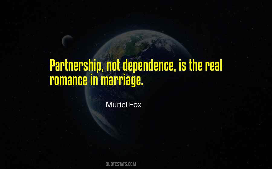Marriage Partnership Quotes #1138105