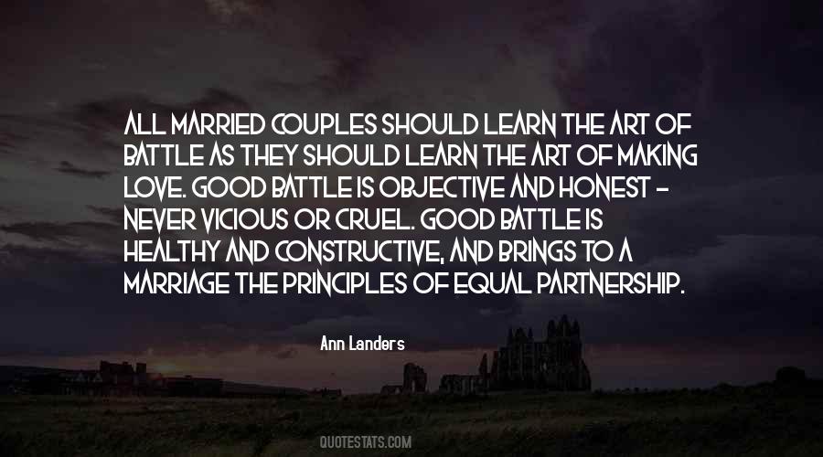 Marriage Partnership Quotes #1492724