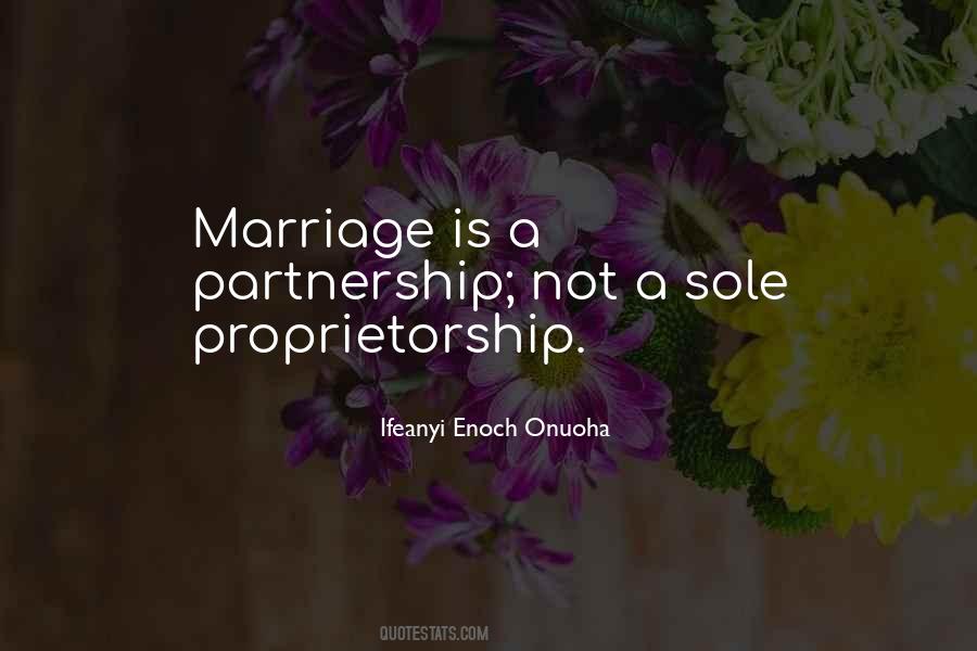 Marriage Partnership Quotes #1540936