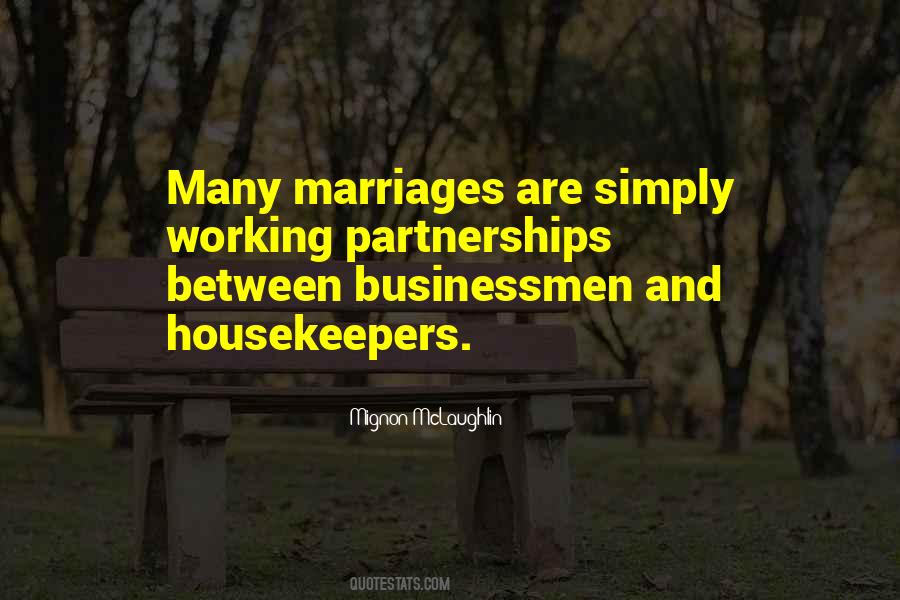 Marriage Partnership Quotes #1618557