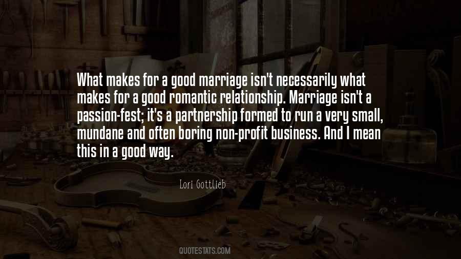 Marriage Partnership Quotes #1772190