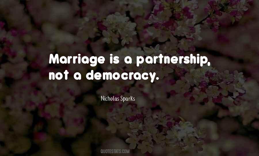 Marriage Partnership Quotes #614260