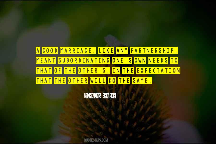 Marriage Partnership Quotes #929417