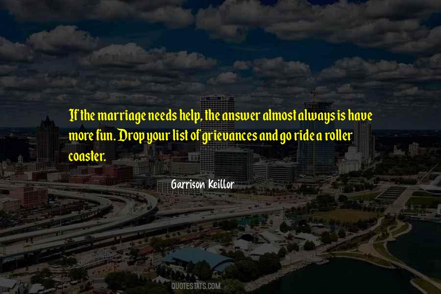 Marriage Roller Coaster Quotes #300053