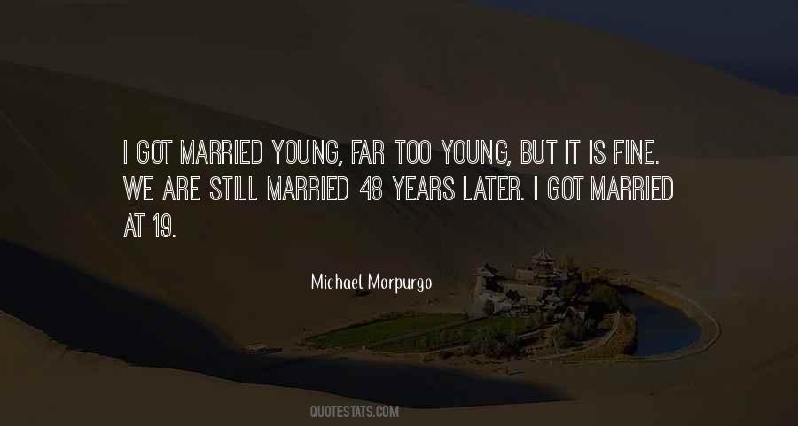 Married Young Quotes #1629778