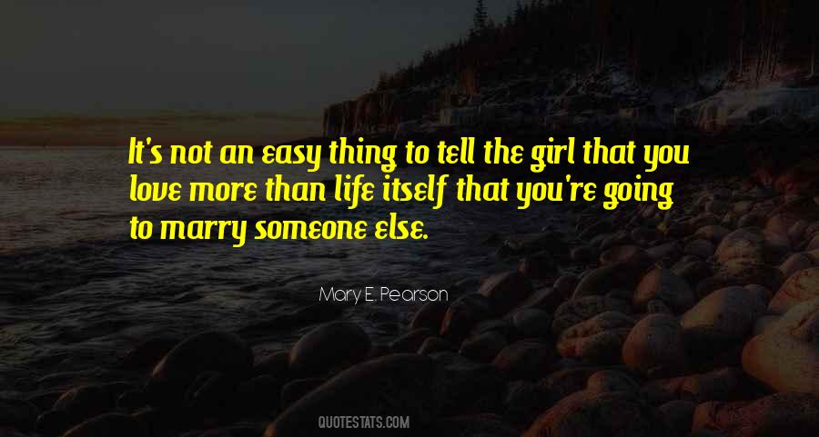 Marry Someone You Love Quotes #55242