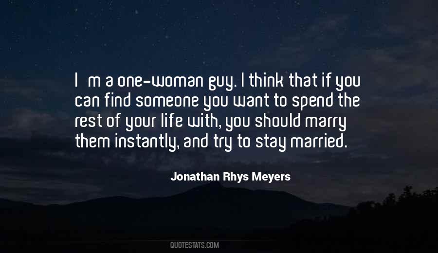 Marry The Guy Quotes #745023