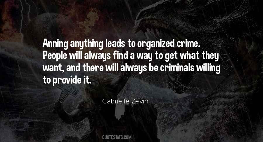 Quotes About Criminals Crime #1246256