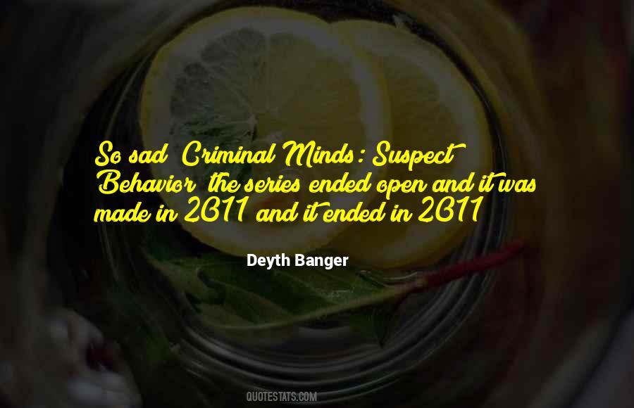 Quotes About Criminal Behavior #1701436