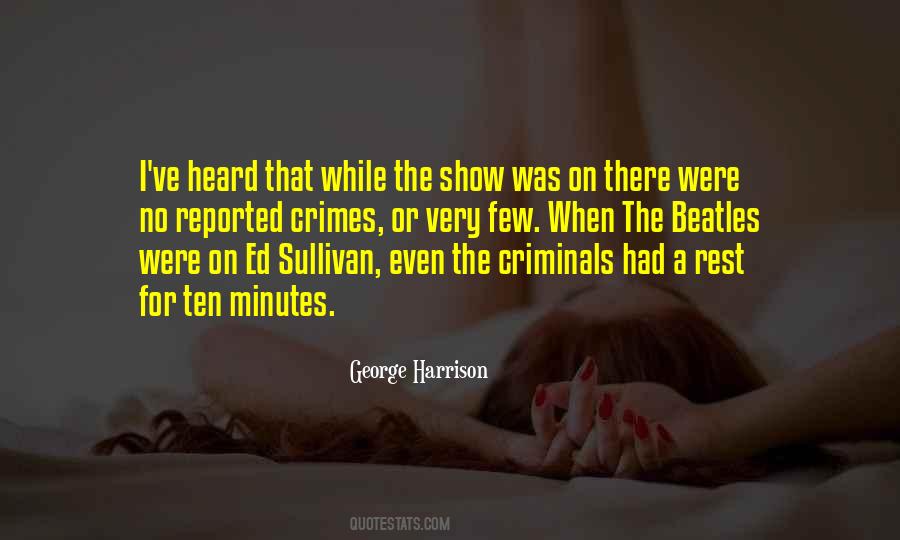 Quotes About Crime And Criminals #1355900