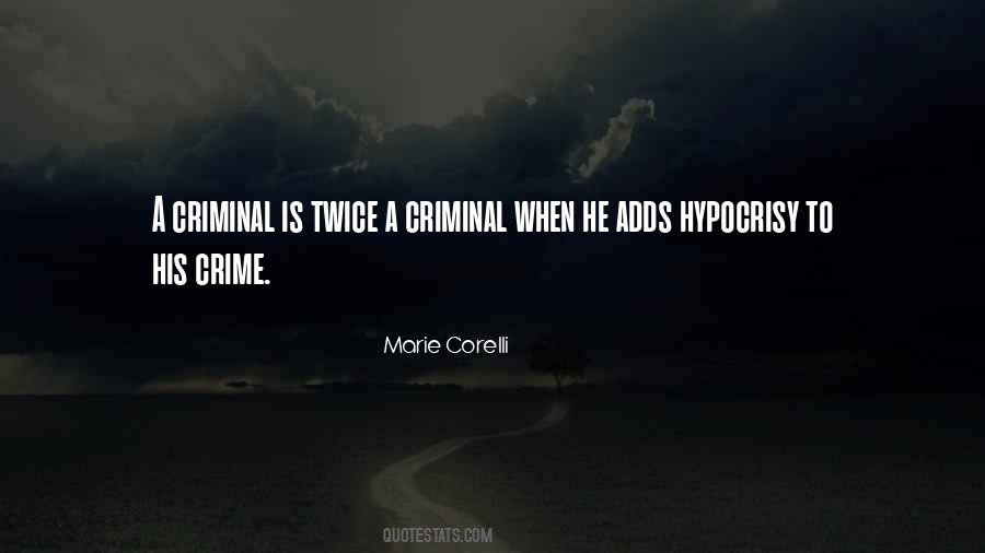 Quotes About Crime And Criminals #1699553