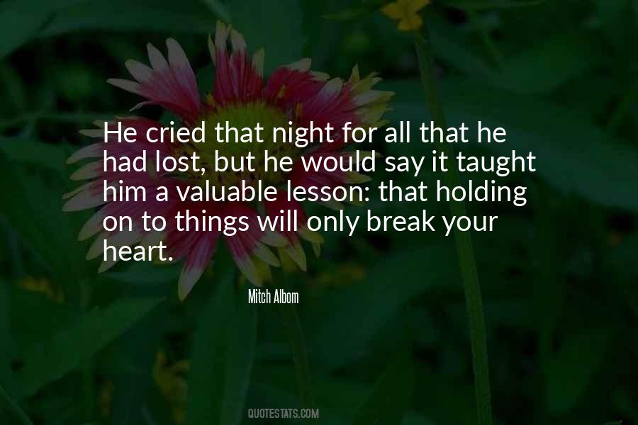 Quotes About Cried #1851302