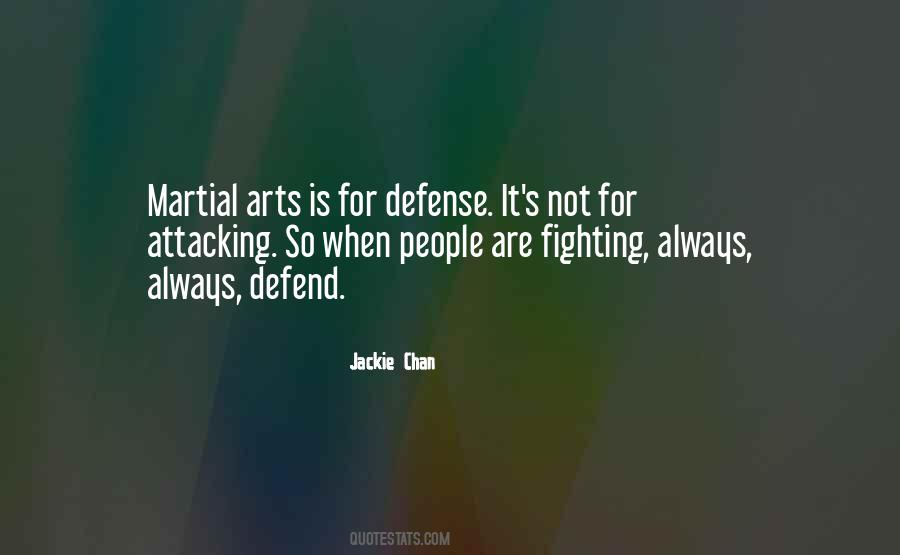 Martial Arts Self Defense Quotes #1601402