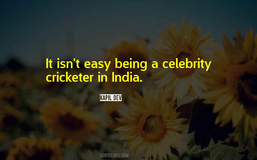 Quotes About Cricketer #1492381