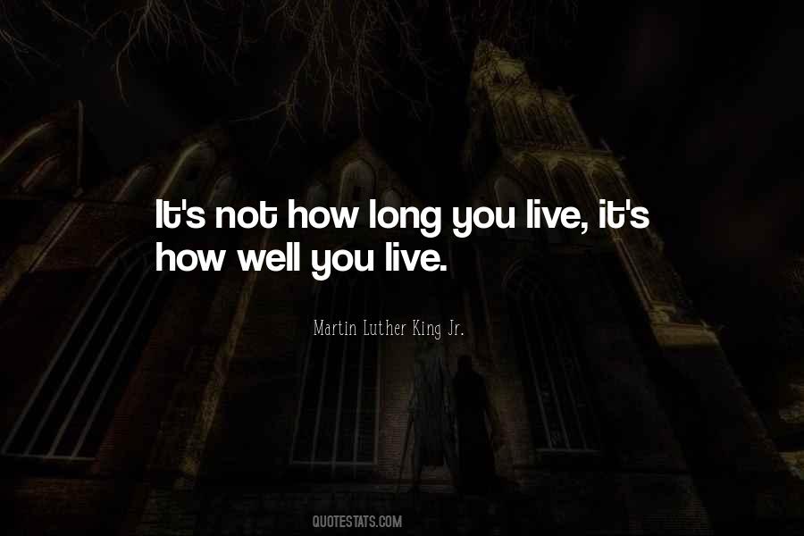 Martin Luther King's Quotes #699496