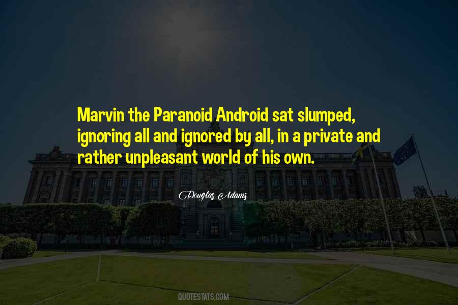 Marvin Paranoid Android Quotes #809981
