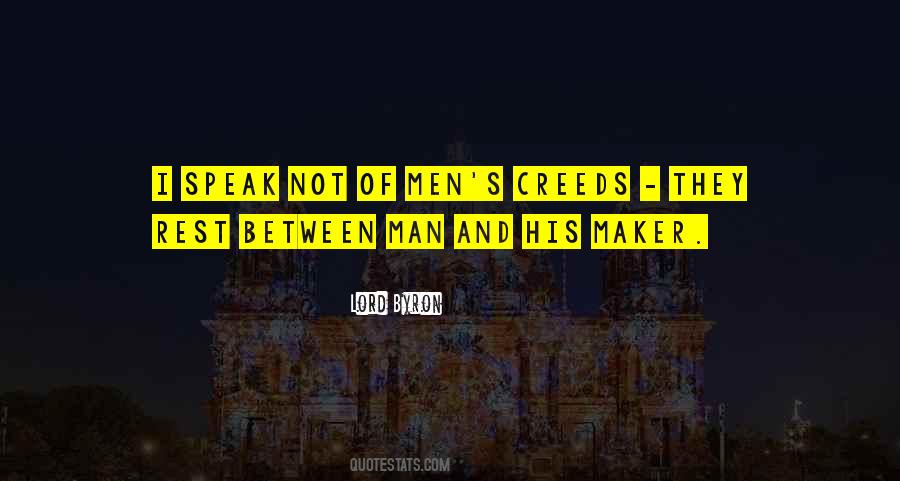 Quotes About Creeds #279705