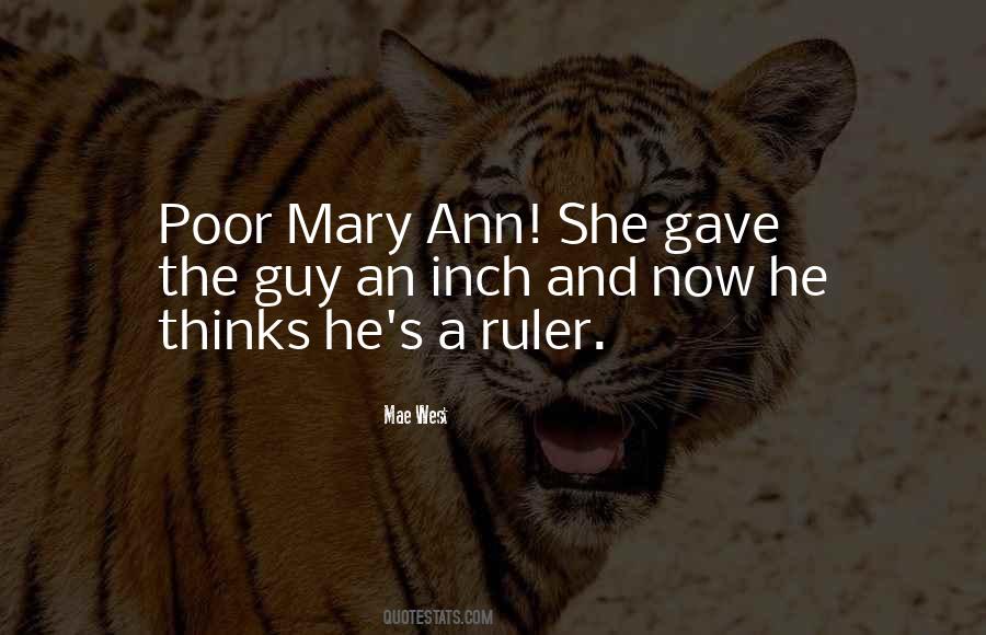 Mary Ann Quotes #1590880