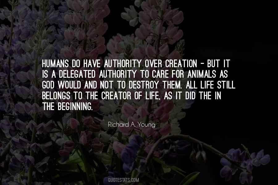 Quotes About Creation Of Life #175497