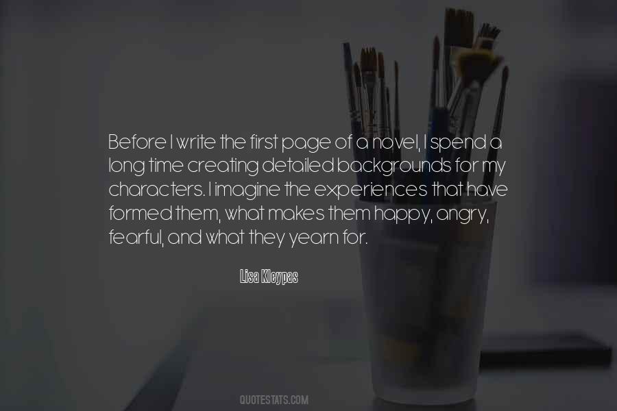 Quotes About Creating Characters #1072230