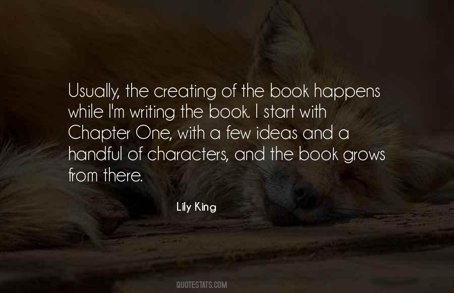 Quotes About Creating Characters #1389268